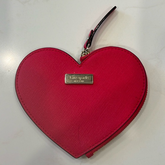 EUC Kate Spade leather change purse - Picture 1 of 5